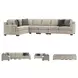 Bovarian Stone 4 Piece Sectional with RAF Loveseat