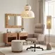 Mirat Brown Rectangular Wall Mirror