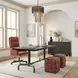 Trazo Black 4 Door Accent Cabinet