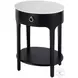 Ellen Black 1 Drawer Nightstand