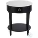 Ellen Black 1 Drawer Nightstand