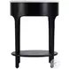 Ellen Black 1 Drawer Nightstand