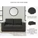 Luigi Thunder 70" Loveseat