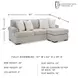 Eastonbridge Shadow RAF Sofa Chaise