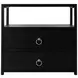 Lark Black 28" Rectangular 2 Drawer Nightstand
