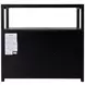 Lark Black 28" Rectangular 2 Drawer Nightstand