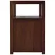 Lark Medium Brown 28" Rectangular 2 Drawer Nightstand