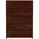 Lark Medium Brown 36" 5 Drawer Chest 