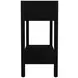 Lark Black 44" Rectangular 2 Drawer Console Table