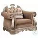 Northville Velvet and Antique Silver Living Room Set with 5 Pillows