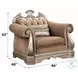 Northville Velvet and Antique Silver Living Room Set with 5 Pillows
