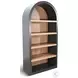 Whimora Black 42" Logan Arched Bookcase