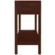 Lark Medium Brown 65" Rectangular 3 Drawer Console Table