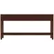 Lark Medium Brown 65" Rectangular 3 Drawer Console Table