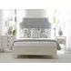 Ocean Breeze Belle Isle Carribean Sands and Blue King Upholstered Panel Bed
