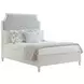 Ocean Breeze Belle Isle Carribean Sands and Blue King Upholstered Panel Bed