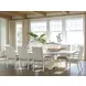 Ocean Breeze Regatta Blue and White Upholstered Arm Chair