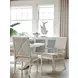 Ocean Breeze Regatta Blue and White Upholstered Side Chair