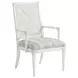 Ocean Breeze Regatta Blue and White Upholstered Arm Chair