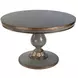 Evie Royal Pastel Green 48" Round Single Pedestal Dining Table