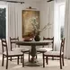 Evie Royal Pastel Green 48" Round Single Pedestal Dining Table