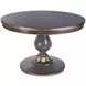 Evie Pastel Blue 48" Round Single Pedestal Dining Table
