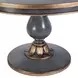 Evie Pastel Blue 48" Round Single Pedestal Dining Table