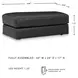 Amiata Onyx Leather Ottoman