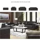 Amiata Onyx Leather Chair And A Half