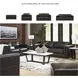 Amiata Onyx Leather 70" Loveseat