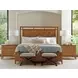Palm Desert Echo Beach Blue and White Upholstered 32" Bed Bench