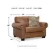 Carianna Caramel Leather Chair And A Half