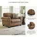 Carianna Caramel Leather Chair And A Half
