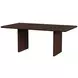 Halmstad Brown 74" Rectangular Panel Dining Table