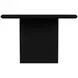 Halmstad Black 74" Rectangular Panel Dining Table
