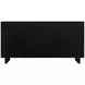 Halmstad Black 62" Panel 6 Drawer Dresser