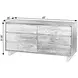 Halmstad Black 62" Panel 6 Drawer Dresser
