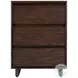 Halmstad Brown 3 Drawer Nightstand