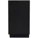 Halmstad Black 22" Panel 3 Drawer Narrow Nightstand