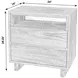 Halmstad Brown 24" Panel 2 Drawer Nightstand