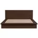 Halmstad Brown King Platform Bed