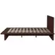 Halmstad Brown King Platform Bed