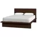 Halmstad Brown Queen Platform Bed