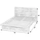 Halmstad Brown Queen Platform Bed