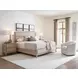 Sunset Key Candice Beige Upholstered Swivel Chair