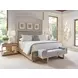 Sunset Key Abbott Gray Leather Upholstered 62" Bed Bench
