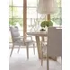 Sunset Key Aiden Channeled Beige Upholstered Arm Chair