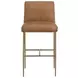 Lathan Tan Leather Upholstered Bar Stool