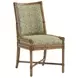 Key Biscayne Oceanside Green Upholstered Side Chair