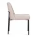 Sydney Taupe Performance Fabric Upholstered Dining Chair Set of 2